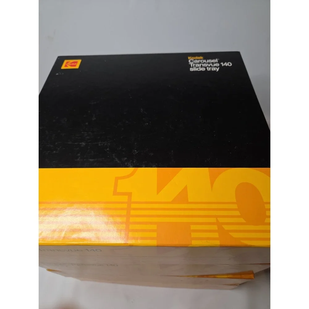 Lot Of 4 Kodak Carousel Transvue 140 Projector Gray Slide Tray Original With Box